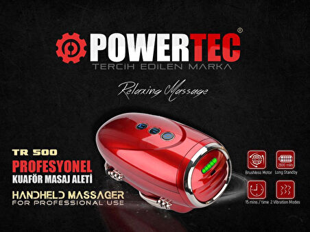 Powertec TR-500 Kuaför Masaj Aleti