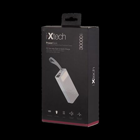 Ixtech IX-PB027 30000 mAh Hızlı Şarj Powerbank