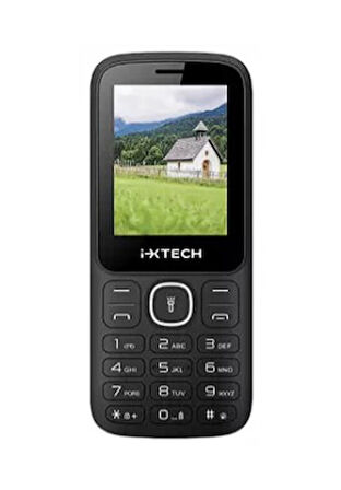 İxtech IX-023 Çift Sim Kartlı Kameralı Tuşlu Cep Telefonu KVK Garantili