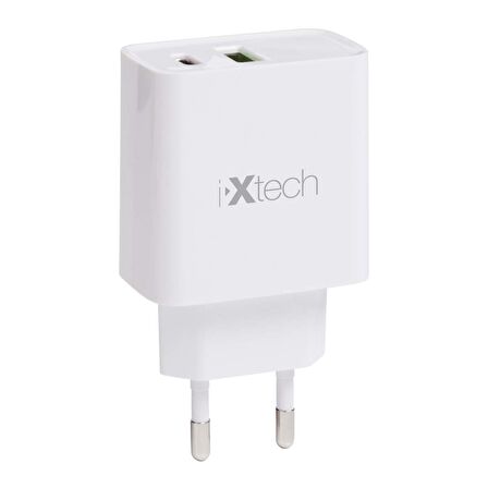 Ixtech USB 20 Watt Hızlı Şarj Aleti Beyaz