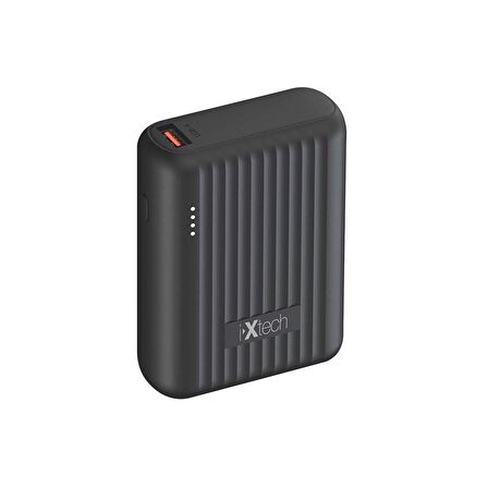 Ixtech Mini 10000 mAh Hızlı Şarj Powerbank Siyah 