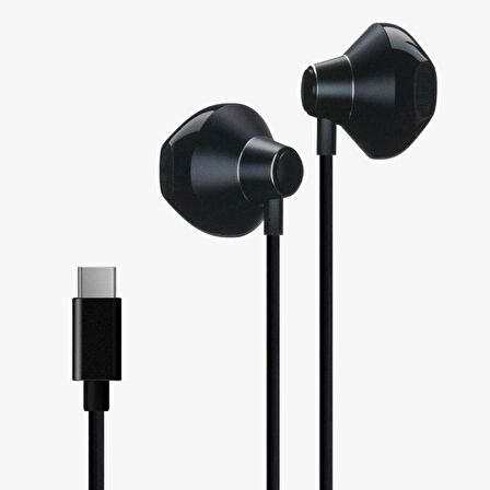 İxtech IX-E12 Kablolu Kulaklık Type-C Siyah