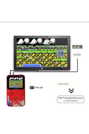 G620 500 Dahili Oyunlu TV Çıkışlı Mini El Konsolu