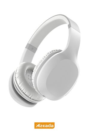 Android ve İOS Uyumlu Bluetooth Kafa Üstü Kulaklık - 12 Saat Müzik 15 Saat Konuşma Süres Beyaz BH500