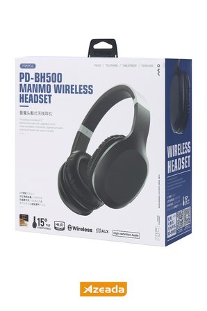 Android ve İOS Uyumlu Bluetooth Kafa Üstü Kulaklık - 12 Saat Müzik 15 Saat Konuşma Süres Beyaz BH500
