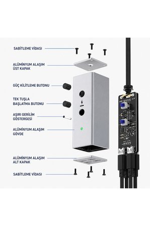 iPhone Anakart Aktivasyon Güç Kablosu Seti (6-14 Pro Max Uyumlu)