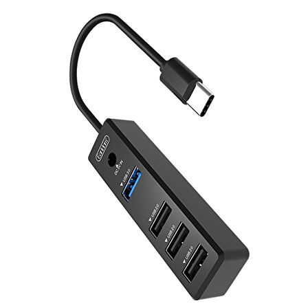 Earldom HUB08 Tak Çalıştır 3 Adet Usb 2.0 ve 1 Adet Usb 3.0 Çıkışlı Usb Çoklayıcı