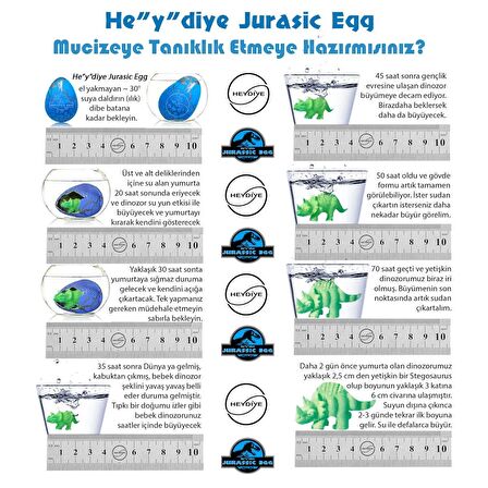 He”y”diye Jurassic Egg Mucize Dinozor Yumurtası (3 Adet)