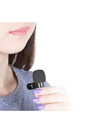 Lavalier Jh-043 You Tube Tik Tok Yayıncı 3.5mm Yaka Mikrofonu