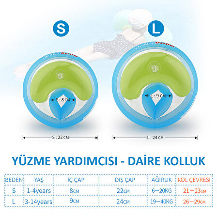Swimbobo 3-14 Yaş İleri Seviye Çocuk Deniz Kolluğu
