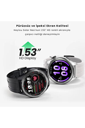 HAYLOU LS21 SOLAR NEO SILVER SMART WATCH