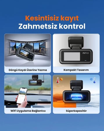 70MAİ Dash Cam A410 Neo Ön Kamera
