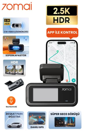 70MAİ A410 NEO Ön Kamera + RC21 Arka Kamera