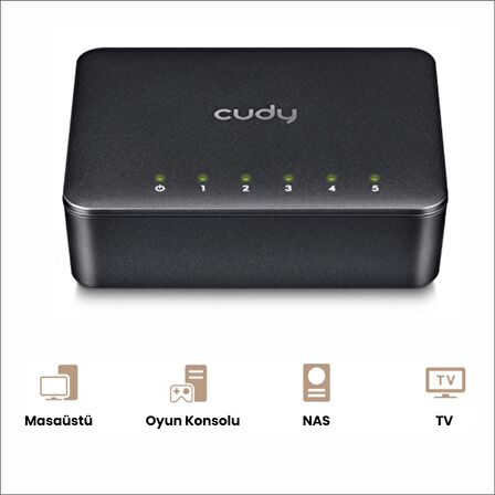 Cudy FS105D 10/100Mbps 5 Port Megabit Switch