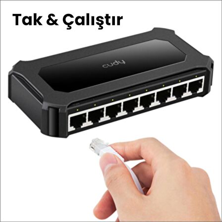 Cudy GS108D 10/100/1000M 8 Port Gigabit Switch