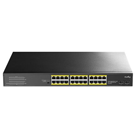 Cudy GS1028PS2 2 Port SFP, VLAN, CCTV, 24 Port Gigabit 300W PoE+ Metal Switch