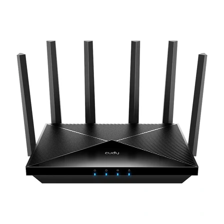 Cudy WR6500 BE6500 Dual-Band Wi-Fi 7 Router Gigabit Portlu MLO 4K QAM Broadcom OFDMA Destekli Ev İçi