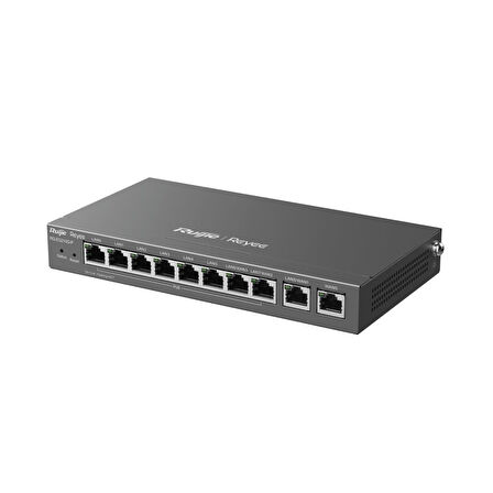 Ruijie Reyee RG-EG210G-P 10 Portlu 8 Port Poe (70w) Yönetilebilir Poe Switch