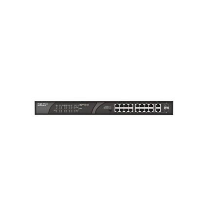 Reyee RG-ES118S-LP 16 Portlu, 10/100 Fast Ethernet 2 Gigabit Combo Port,16Port PoE+(120W)YÖNETİLEMEZ