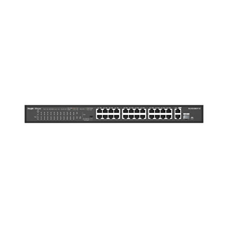 Reyee RG-ES126S-P V2 24 Portlu 10/100 Fast Etherne TakÇalıştır Switch 1 Gigabit Uplink 1 Gigabit Comb 24 Port PoE+