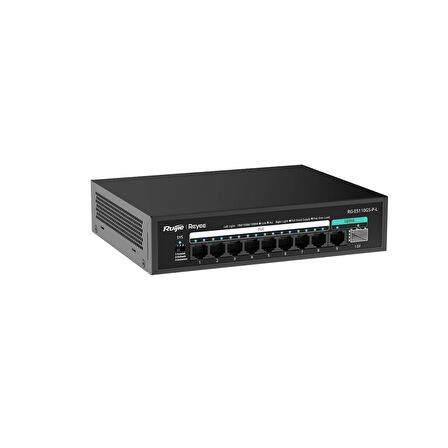 TEKNOTEG - RUİJİE-REYEE RG-ES110GS-P-L 8XGE+2XGE 120W F.GİGABİT POE SWİTCH