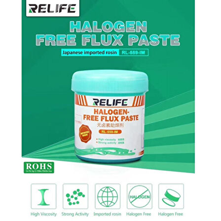 Sunshine RELIFE RL-559-IM Halogen Free Krem Flux