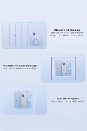 Hutt W9 Cam Silme Robotu Pencere Temizleme Robotu