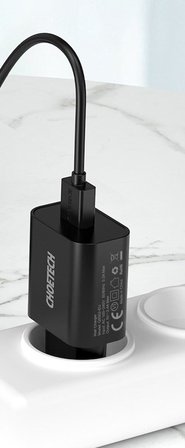 Choetech 12W Şarj Cihazı - Q5002 Siyah (2.4A, 5V)