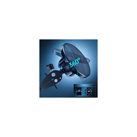 Choetech Magsafe Uyumlu Air-Vent Havalandırma Güçlü Mıknatıslı Manyetik Araç Içi Telefon Tutucu AT0004 iPhone 16 - 16 pro 16 Pro Max 15 Pro Max - Pro 14 13 12 11 serileri ve Tüm Telefonlarla Uyumludur