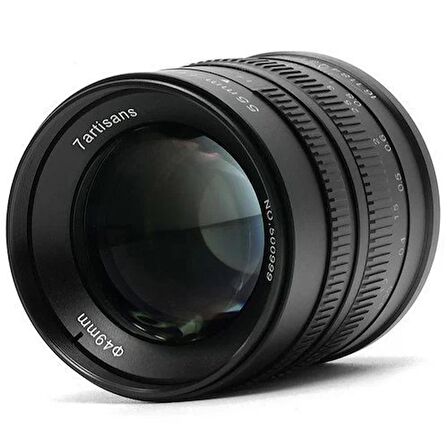 7artisans 55mm f/1.4 APS-C Manuel Focus Lens (Sony E) - UV Hediyeli