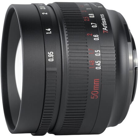 7ARTISANS 50MM F/0.95 R MOUNT MF APS-C LENS