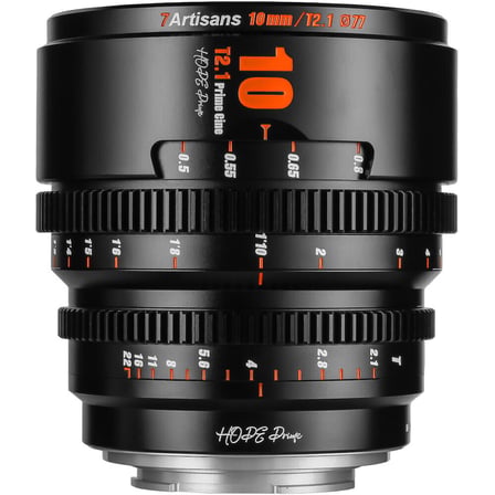 7ARTISANS 10MM T2.1  E MOUNT S35 CINE LENS S