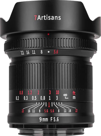 7Artisans 9mm F5.6 upgraded MF Full Frame Lens (Sony E Mount)