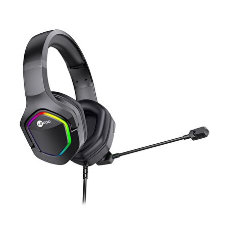 Lenovo Lecoo HT403 Kulak Üstü RGB Gaming Oyuncu Kulaklığı 3.5mm Jack + USB