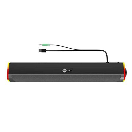 Lenovo Lecoo DS101 RGB TV Soundbar Kablolu Hoparlör Siyah