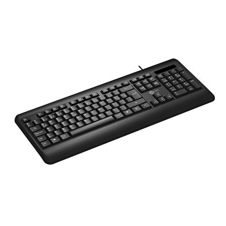 Lenovo Lecoo KB104 USB Kablolu Türkçe Q Klavye Siyah