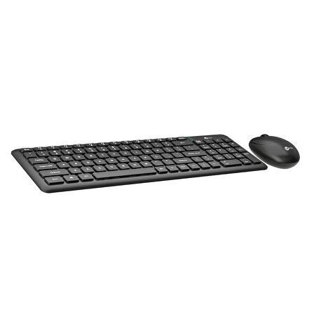 Lenovo Lecoo KW204 Kablosuz Klavye & Mouse Set Siyah