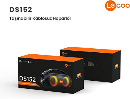 Lenovo Lecoo DS152 Boombox RGB Bluetooth Hoparlör - Teşhir