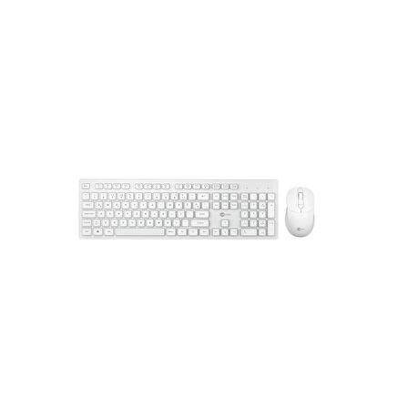 Lenovo Lecoo KW201 Kablosuz Türkçe Q Klavye & Mouse Set Beyaz