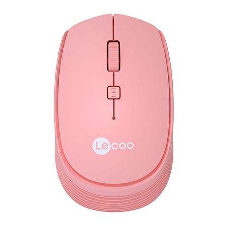 Lenovo Lecoo WS202 Kablosuz Mouse Pembe