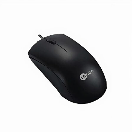 Lenovo Lecoo MS100 Kablolu Ofis Mouse Siyah