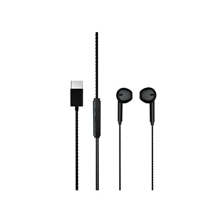 Lenovo Lecoo EH104 Kablolu Type-C Kulak İçi Kulaklık Siyah