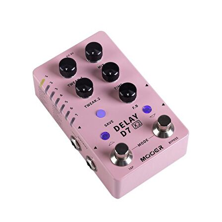 Mooer D7 X2 Stereo Delay Pedalı M722