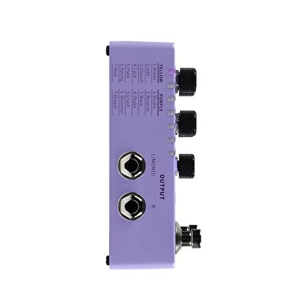 Mooer R7 X2 Stereo Reverb Pedalı M723