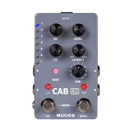 Mooer M724 Cab x2 Kabin Simülatör Pedalı