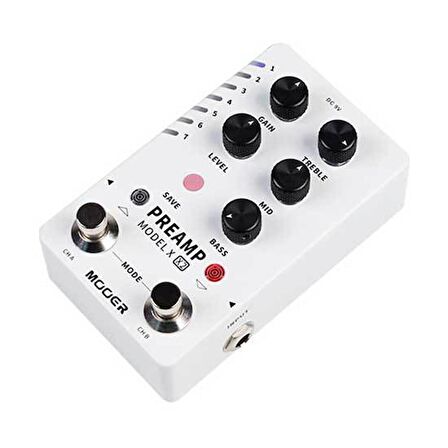 Mooer M725 Model x2 Gitar Preamp Pedalı