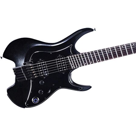 GTRS W800PBK Headless Multiscale Smart Gitar