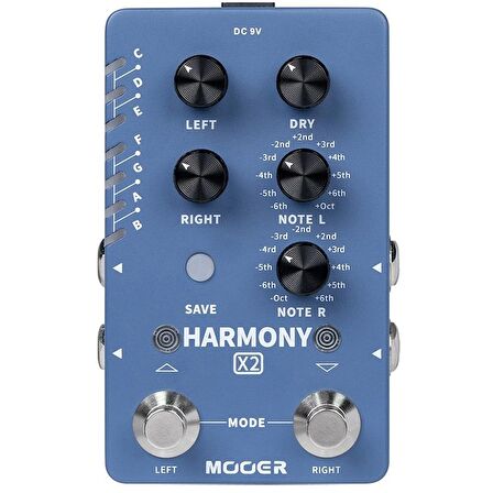 Mooer M729 Harmony X2  Gitar Pedalı