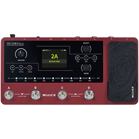 Mooer GE150 Pro (LI) Şarjlı Multi Effect Prosesör