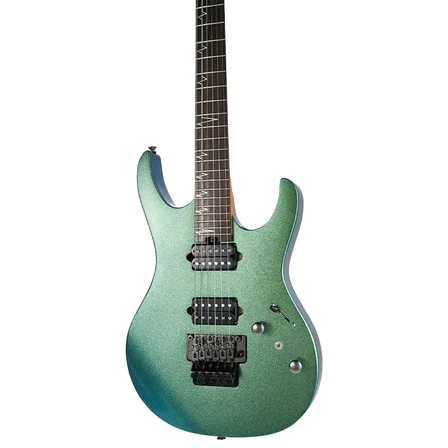 Mooer MMT100FRAGR Elektro Gitar Aurora Green Floyd Rose Tremolo MMT-1N MMT-1B Humbucker Sap